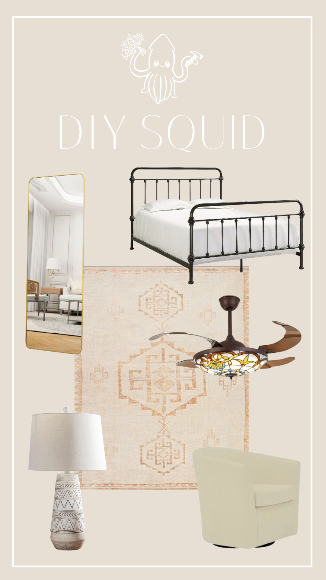 Our bedroom renovation moodboard! ✨ Mixing classic charm with cozy neutrals. Shop the look and bring this vibe to your own space! 🛏️🤍 #BedroomMakeover #LTKHome  

 #LTKMostLoved #LTKHome
