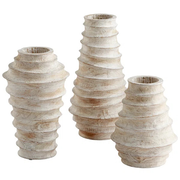 Giorgio Wood Table Vase | Wayfair North America