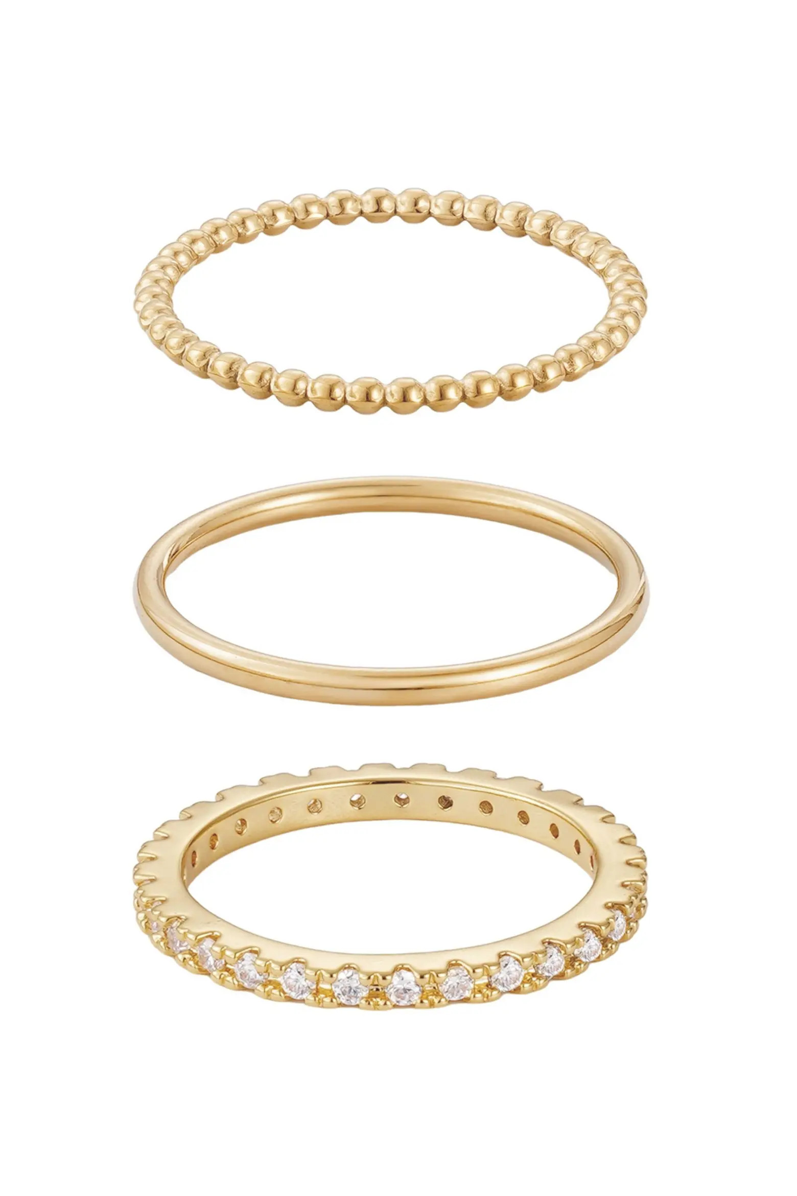 Set of 3 Assorted Stackable Rings (Women) | Nordstromrack | Nordstrom Rack