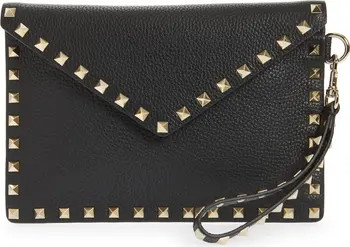 Medium Rockstud Leather Envelope Pouch | Nordstrom