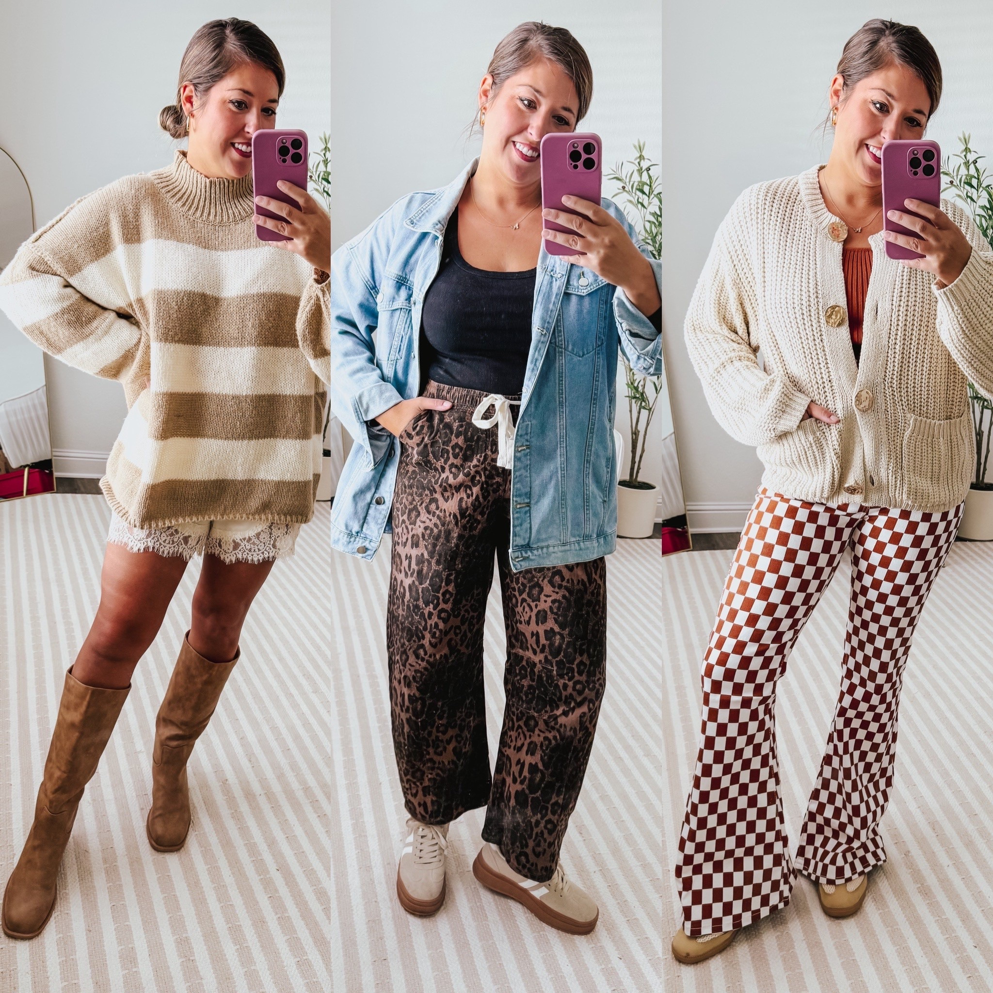 Casual fall outfits, mom outfits, fun jeans 

Wearing medium in sweaters and large in everything else 

#LTKFindsUnder50 #LTKSeasonal #LTKStyleTip