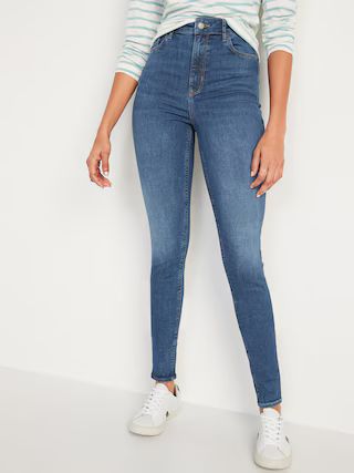 FitsYou 3-Sizes-in-1 Extra High-Waisted Rockstar Super-Skinny Jeans for Women | Old Navy (US)