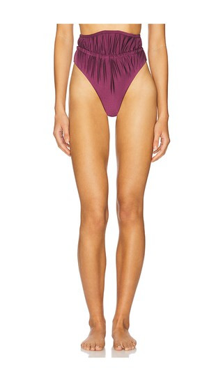 Andrea Iyamah Gadu Bikini Bottom in Purple. - size S | Revolve Clothing (Global)