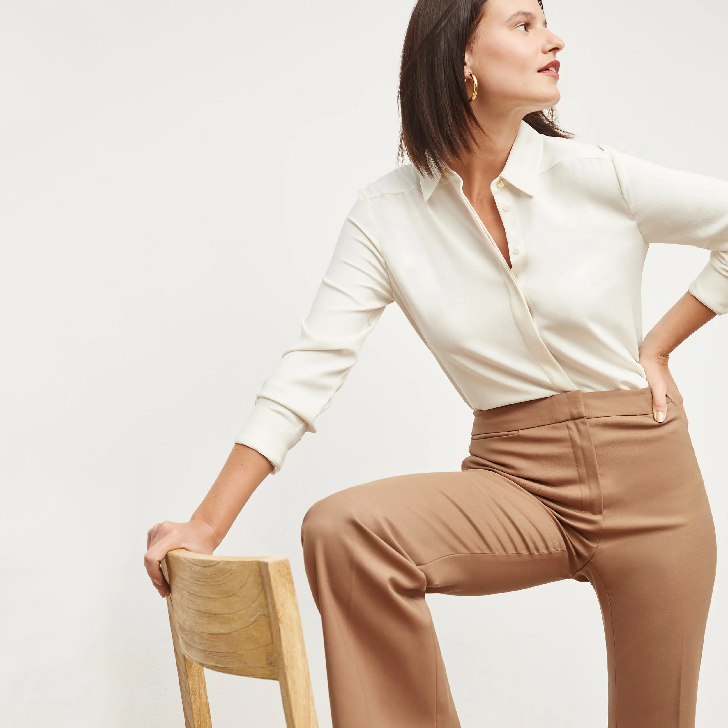 Lagarde Shirt - Soft Wave :: Alabaster | MM LaFleur