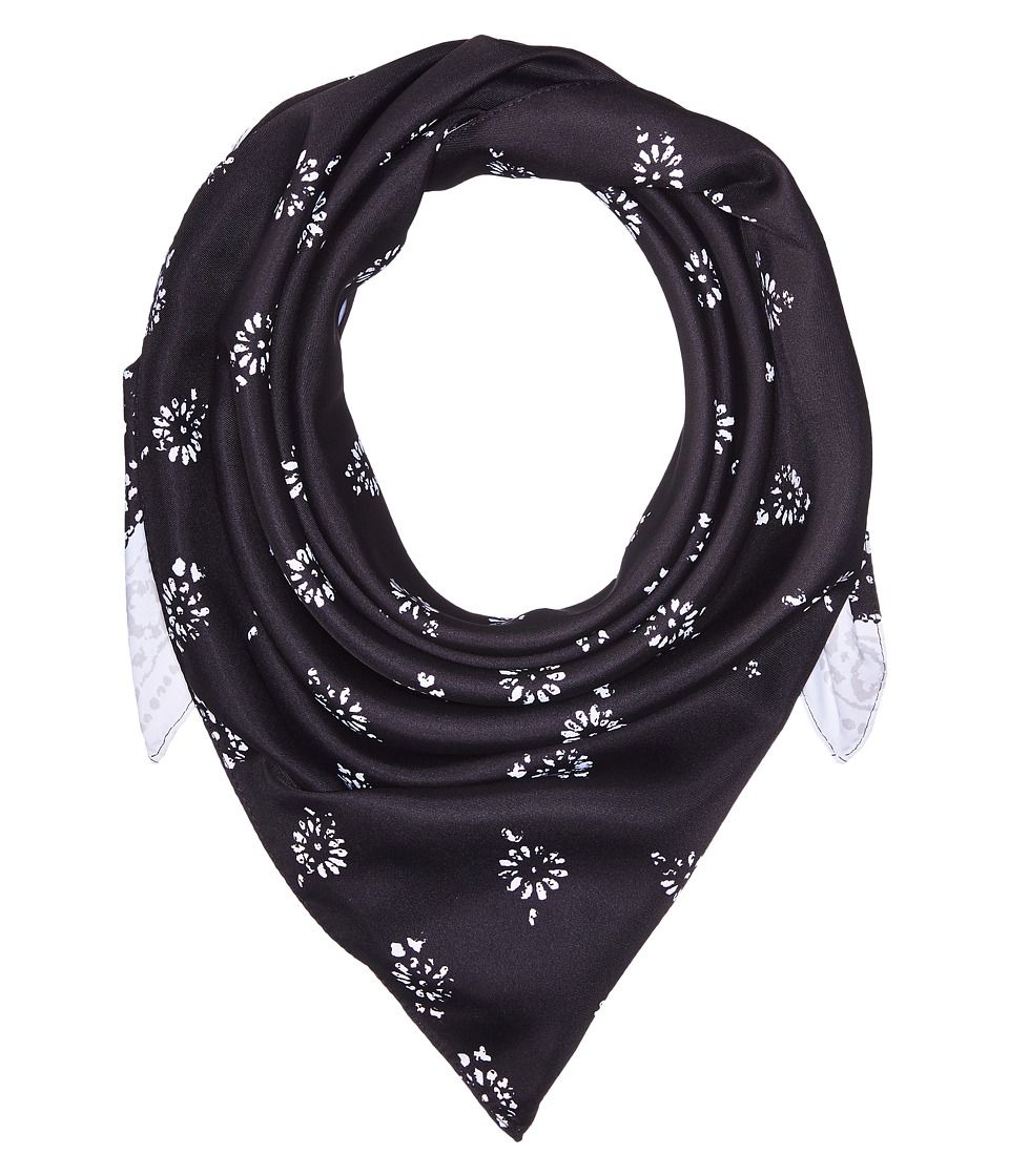 BCBGeneration - Island Patchwork Bandana (Black) Scarves | Zappos