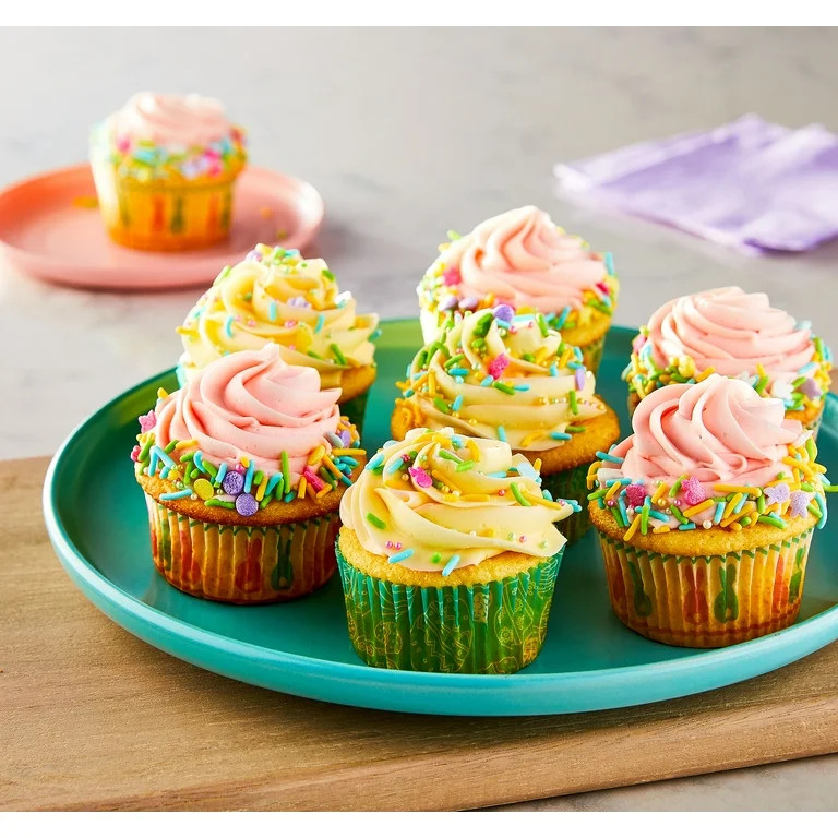 Great Value Multicolor Bunny Cupcake Liners, 48 Count | Walmart (US)