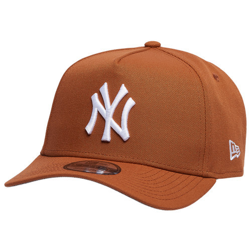 New York Yankees New Era New York Yankees 9FORTY A-Frame Cap - Mens Earthy Brown/White Size One Size | Champs Sports Canada