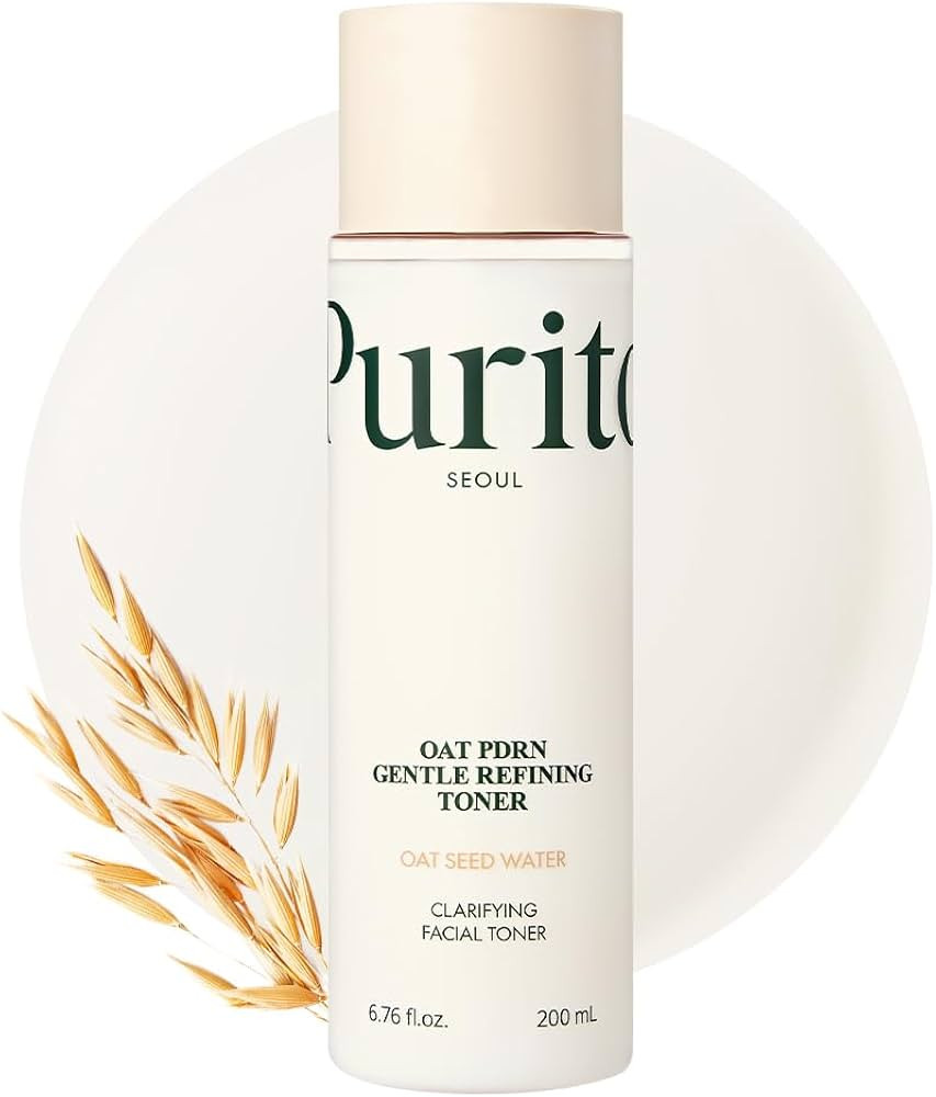 PURITO Oat PDRN Gentle Refining Toner 200 mL 6.76 fl.oz, Korean Oat Exfoliating Toner 99% Pure Oa... | Amazon (US)