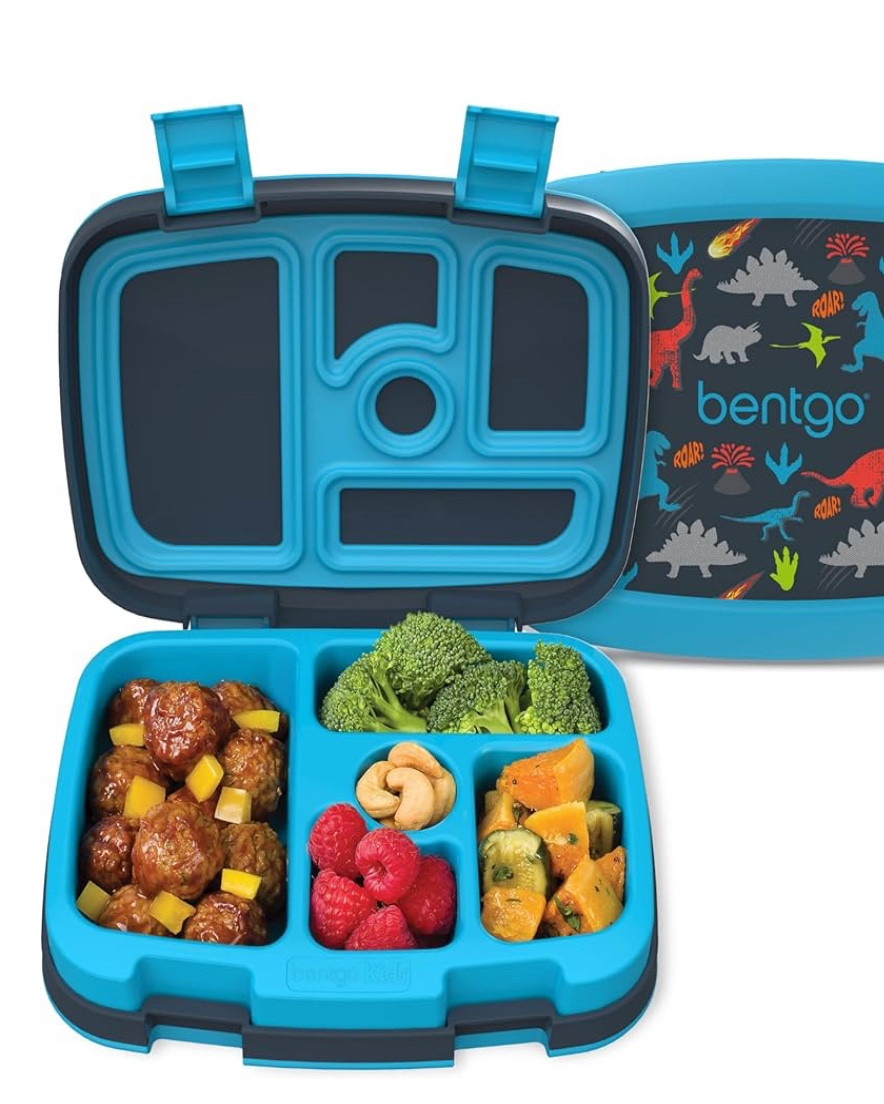 Bentgo Kids Bento-Style 5-Compartment Leak-Proof Lunch Box - Ideal Portion Sizes for Ages 3 to 7 - Durable, Drop-Proof, Dishwasher Safe, BPA-Free, & Made with Food-Safe Materials 

#LTKKids #LTKFindsUnder50 #LTKSaleAlert