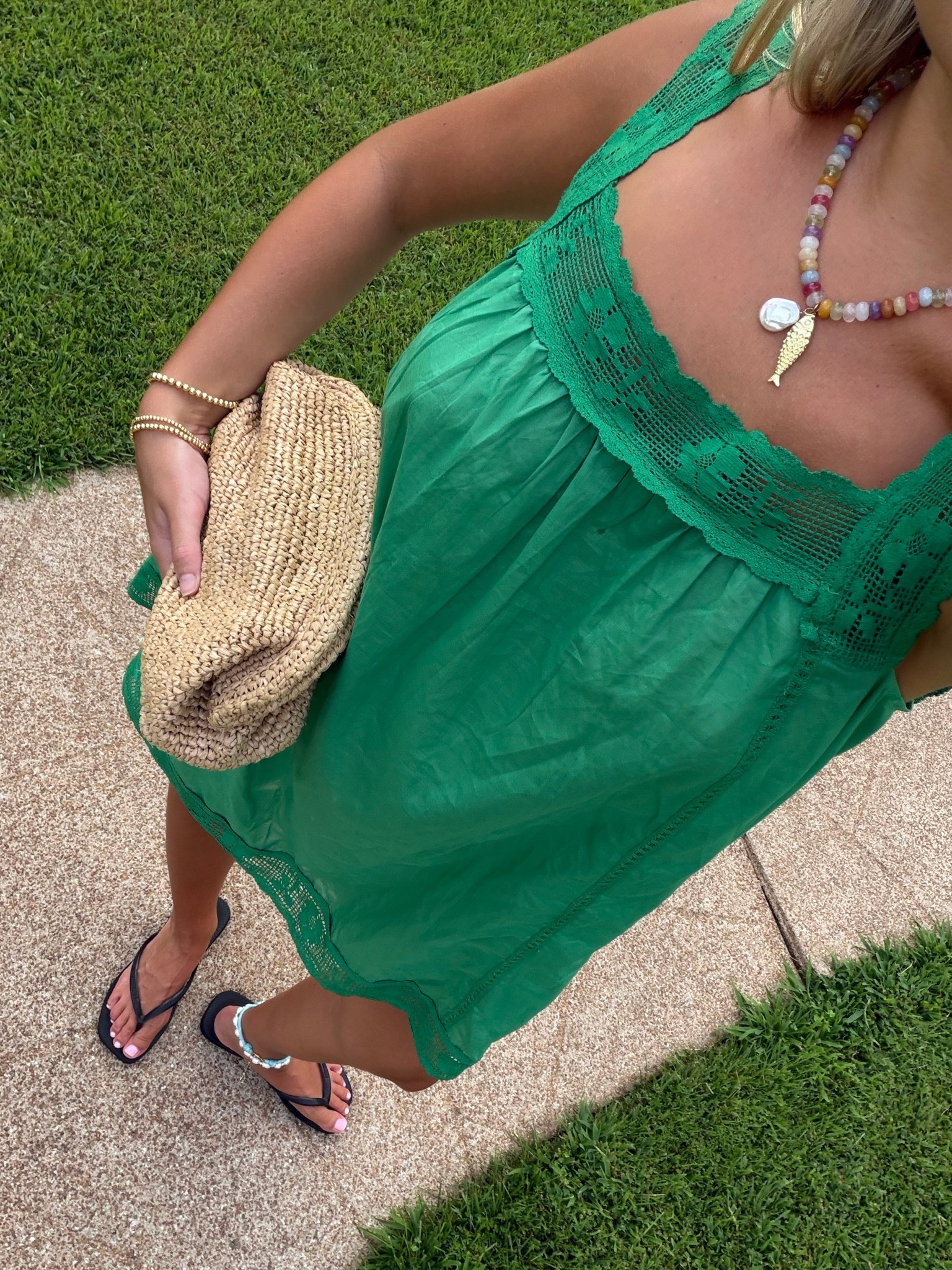 Wearing a small dress but wish i did XS! Necklace is ALV jewels not linkable

#LTKootd #LTKgrwm #LTKSeasonal
