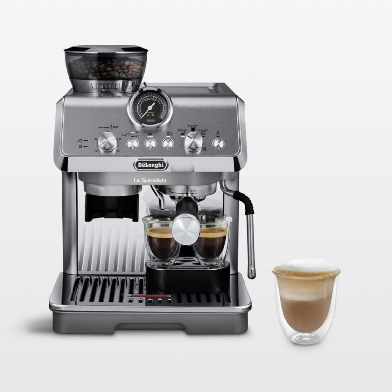 De'Longhi La Specialista Arte Stainless Steel Espresso Machine with Grinder + Reviews | Crate & B... | Crate & Barrel