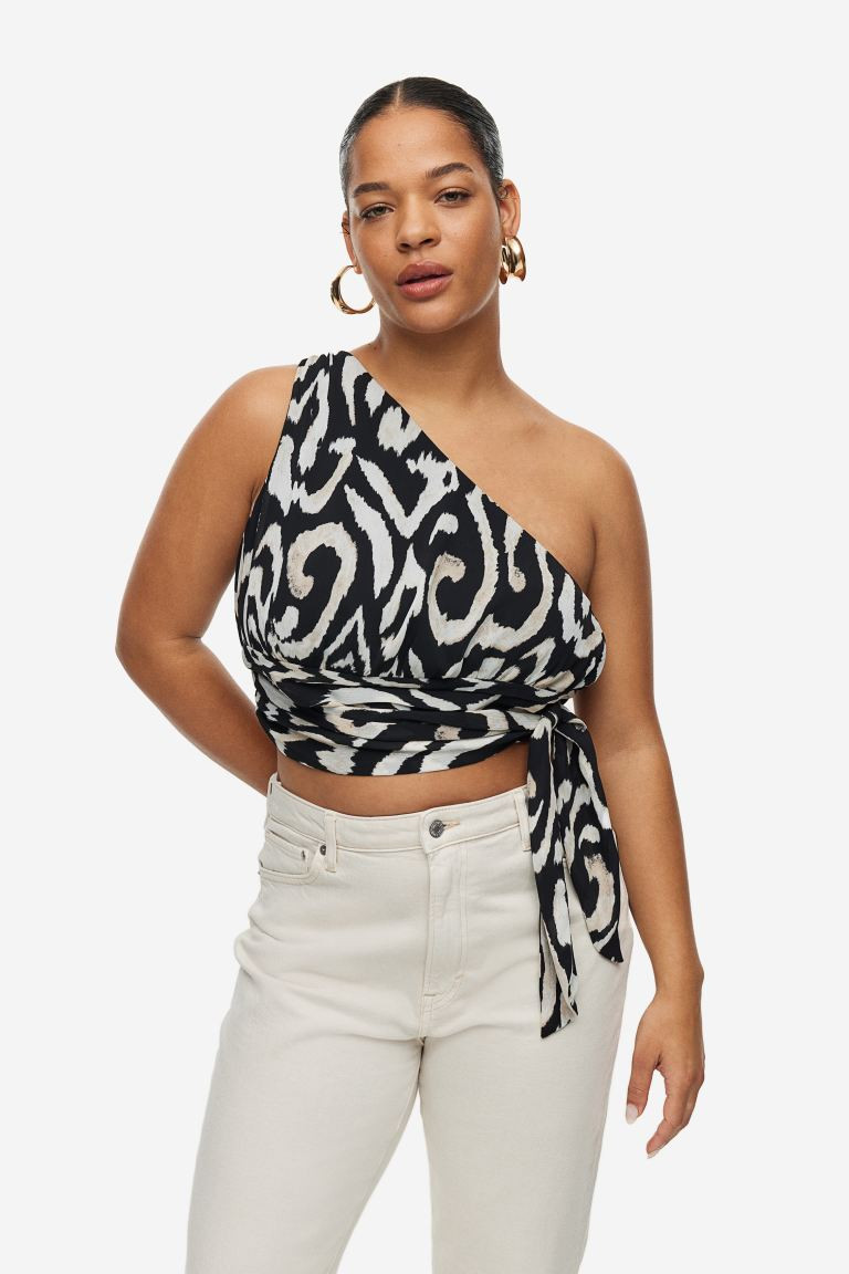 One-shoulder Crop Top | H&M (US + CA)