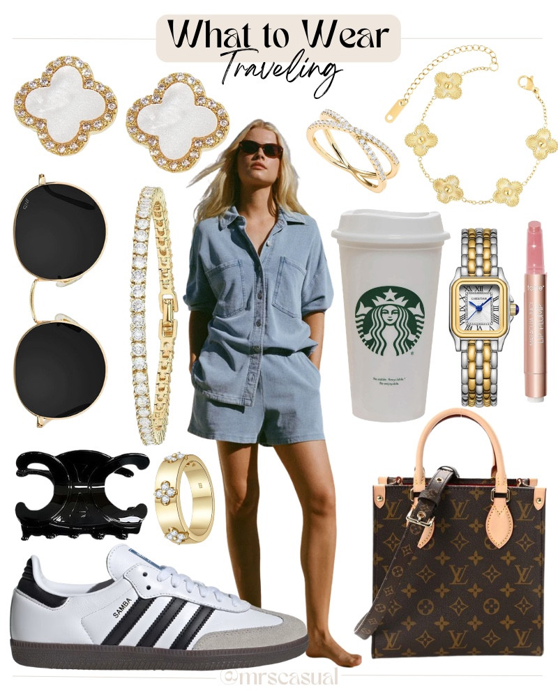 My travel uniform = comfy, cute, and ready for a long day. ✈️ Sneakers, a matching set, and easy accessories never let me down.

🔗 Everything is linked below ⬇️

#LTKootd #LTKOver40 #LTKTravel