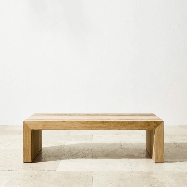 Larnaca Outdoor Teak Coffee Table | Williams-Sonoma