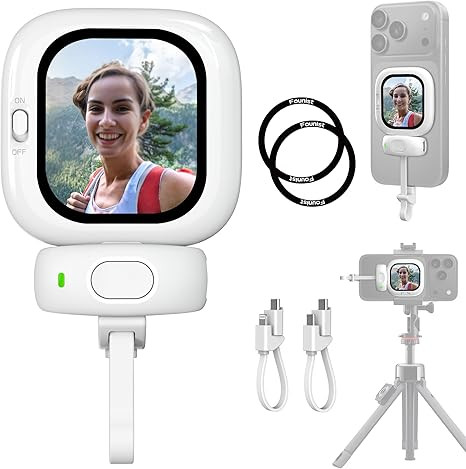 Vlogmate Mini Phone Vlog Selfie Monitor Screen, Phone Holder Clip Mount for Rear Camera Selfies/V... | Amazon (US)