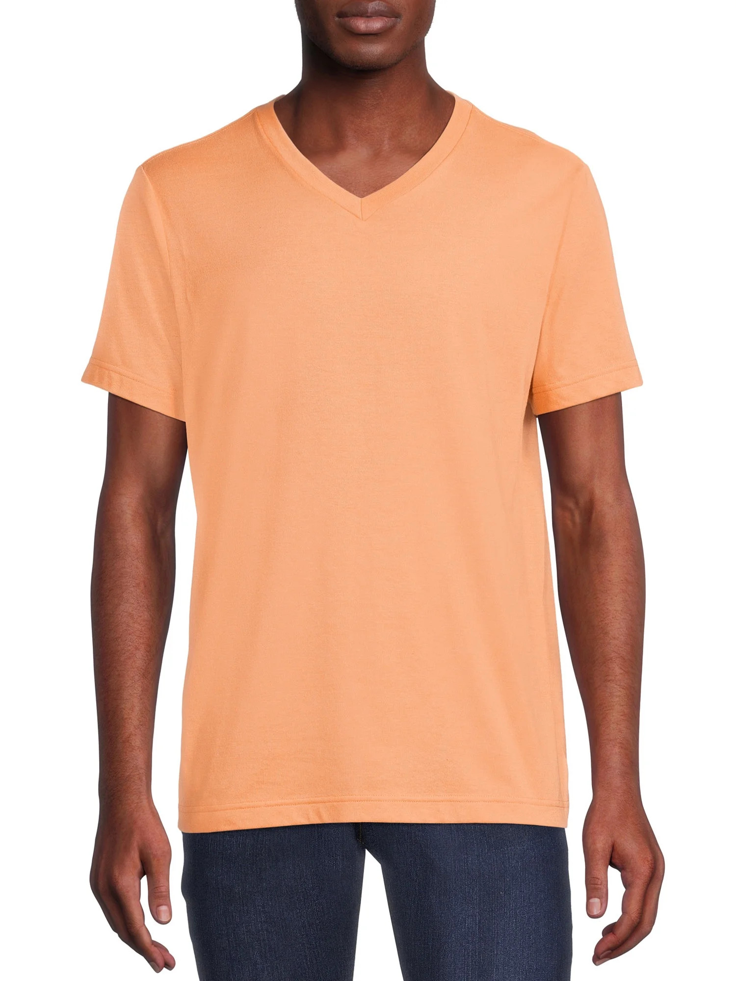 George Men's Short Sleeve V-Neck Tee - Walmart.com | Walmart (US)