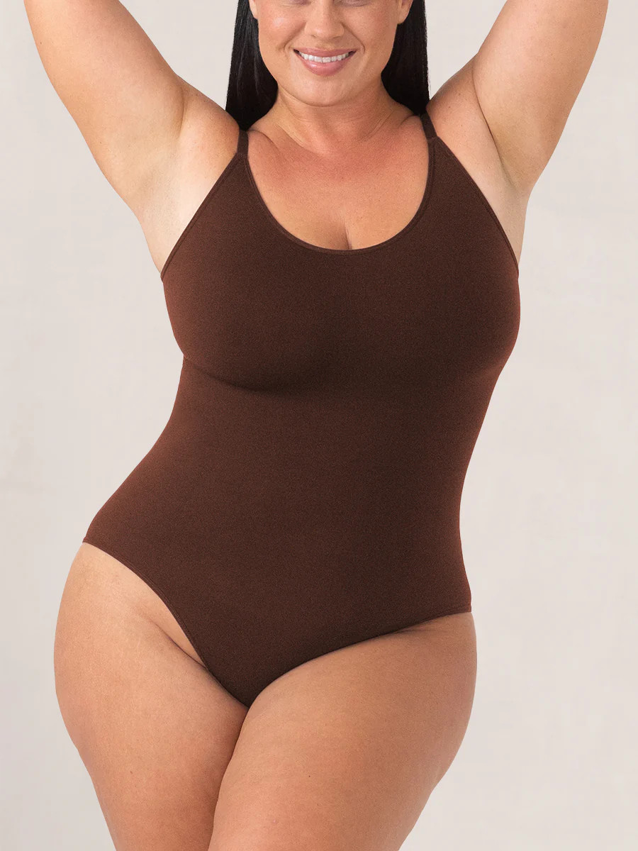 Shapermint Essentials All Day Every Day Scoop Neck Bodysuit | Shapermint