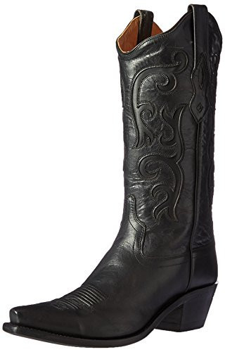 Old West Boots Women's Snip Toe Fashion Wear Boots Western, Black, 7.5 | Amazon (US)