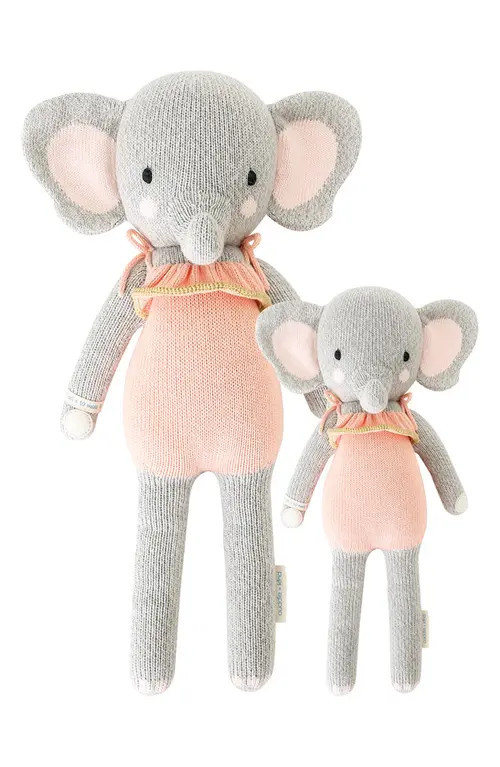 cuddle+kind cuddle + kind Eloise the Elephant Stuffed Animal in Pink at Nordstrom | Nordstrom