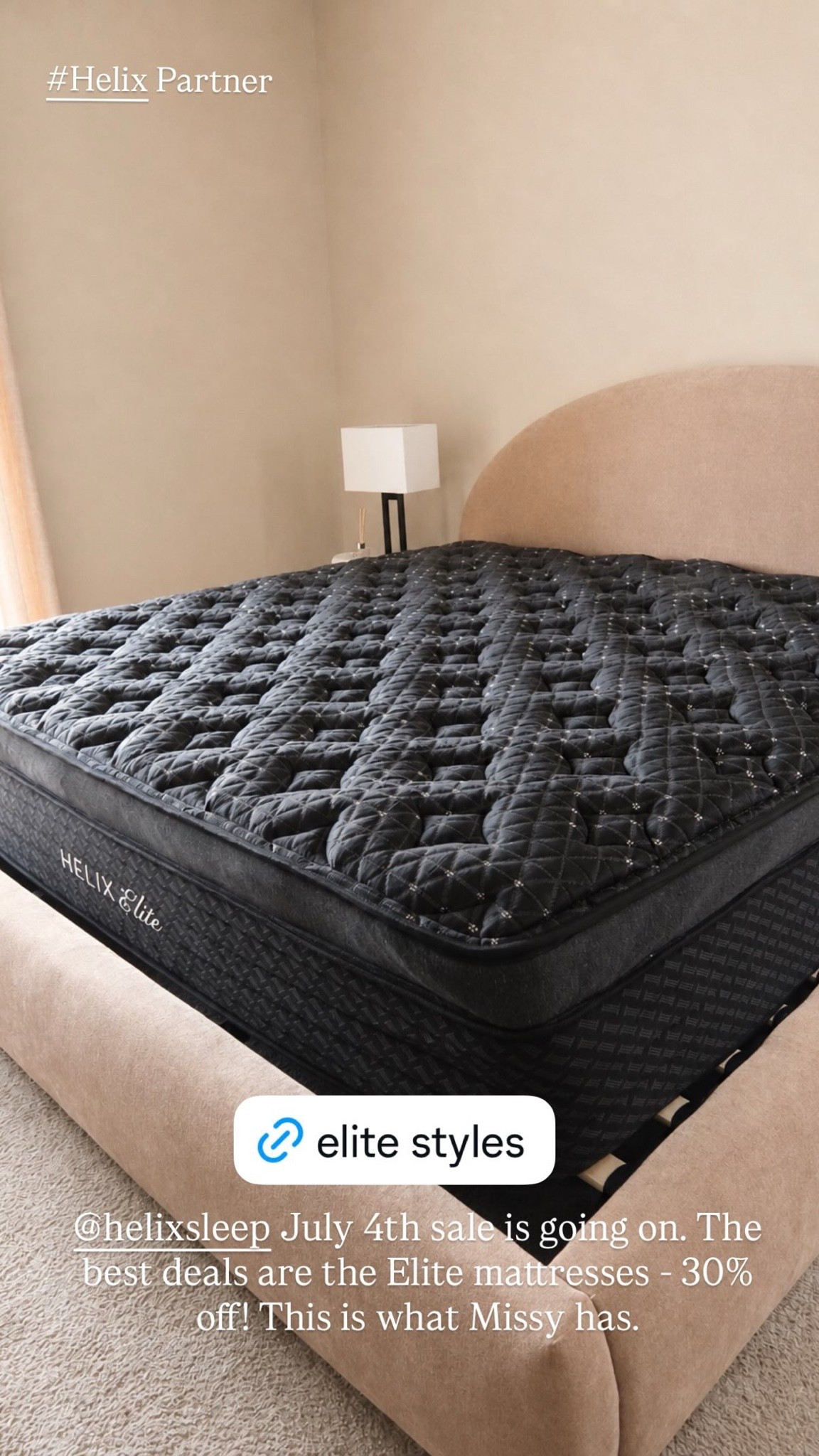 Helix has their July 4th sale going on right now, and our favorite mattresses are 25-30% off! Missy has the Midnight Elite (pictured here — 30% off), and Sarah has the Midnight Luxe (25% off).

We really cannot overstate how incredible the Helix mattresses are. We can attest to what a game-changer they are for relieving back pain, and so many of our friends have said the same. We know mattresses are a major purchase, and we truly wouldn’t recommend one without being genuinely behind the product. They also have a 120-day sleep guarantee!

The best deals are on the Elite collection mattresses (Missy’s is $1,311 off ‼️), but the sale is site-wide! If you’ve been considering a new mattress, we truly believe in this brand, and this sale is a great time to make the investment in your sleep quality.

#LTKSaleAlert #LTKHome
