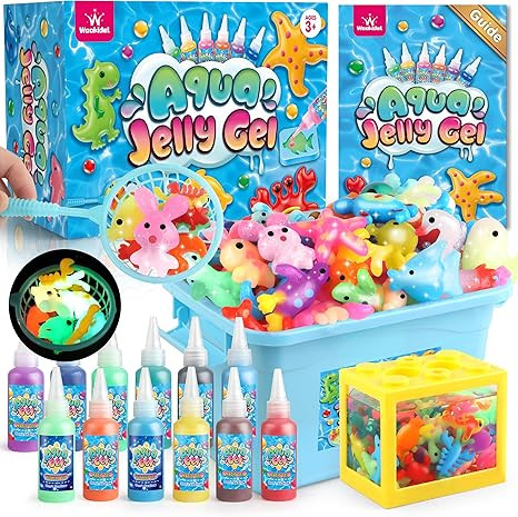 wookidel Aqua Fairy Water Gel Kit for Kid, Magic Water Elf Toy Kits with 12PCS Magic Gel and Anim... | Amazon (US)