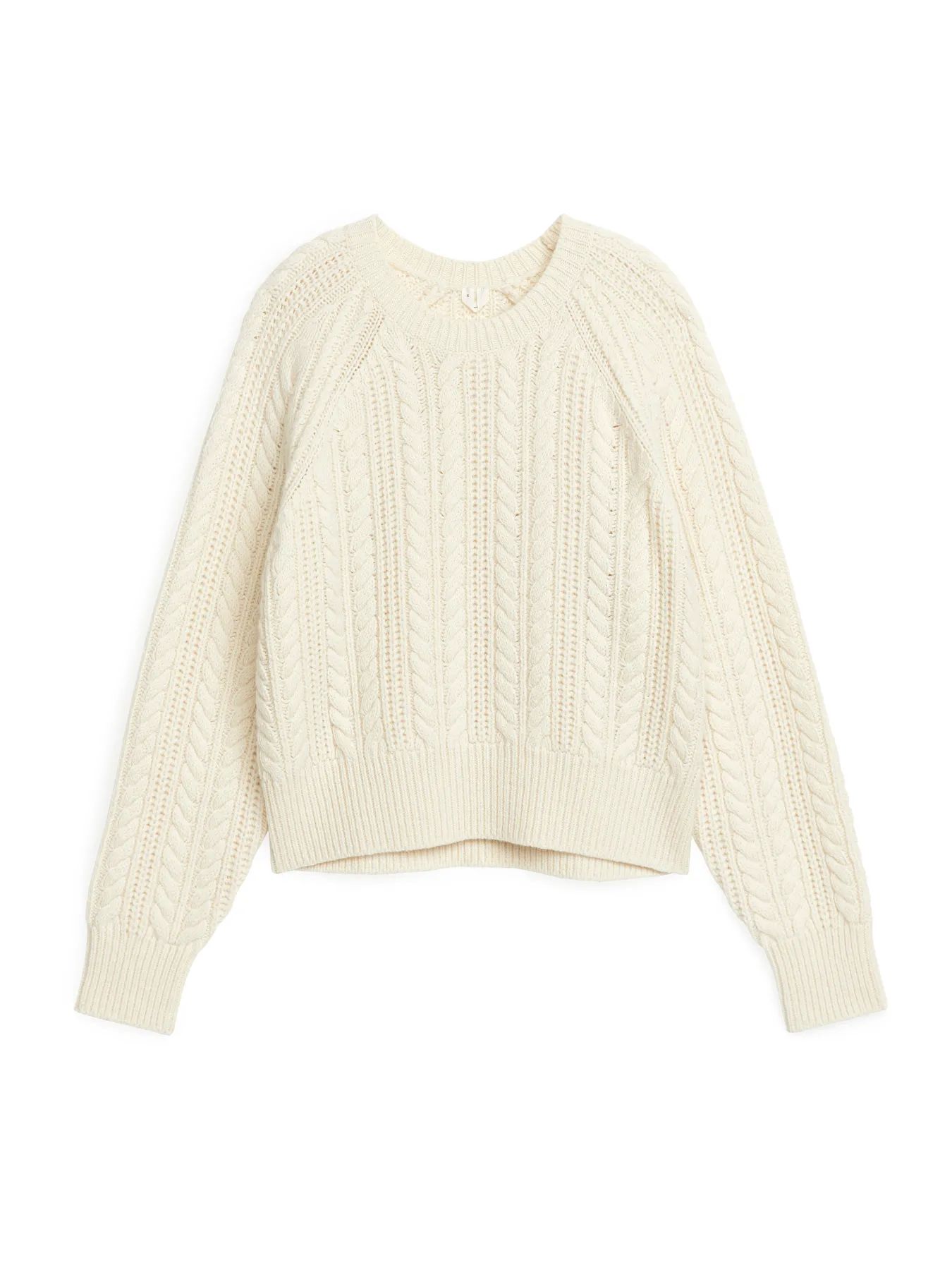 Cable-Knit Wool Jumper | ARKET