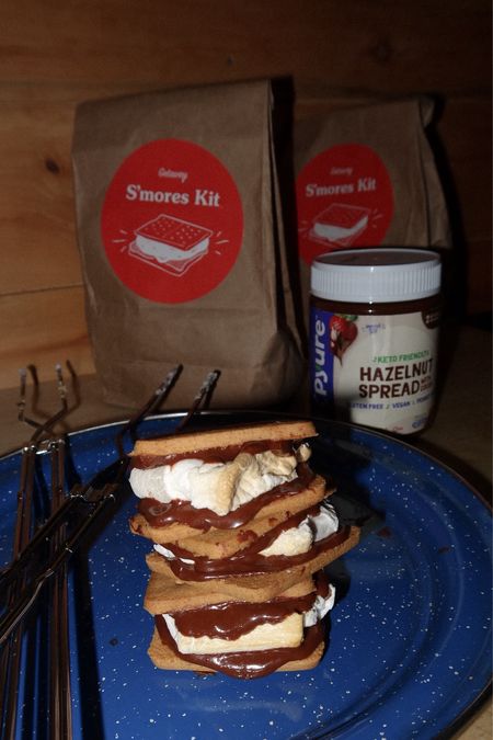 Pyure hazelnut spread | guilt free s’mores 