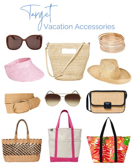 Ready for vacay? Target's got your back with these killer accessories!  #VacayEssentials #TargetFinds #VacationAccessories #Accessories #SunHat #BeachBag #Sunglasses



#LTKtravel #LTKxTarget #LTKfindsunder50