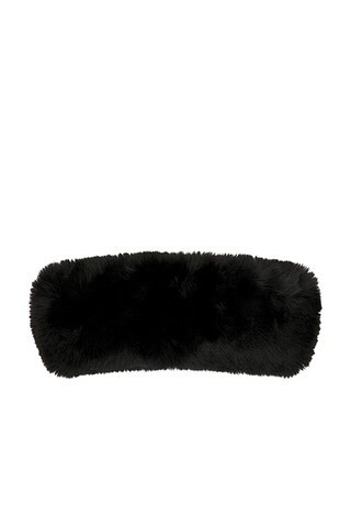 Goldbergh Froid Fluffy Headband in Black - Black. Size all. | FWRD 
