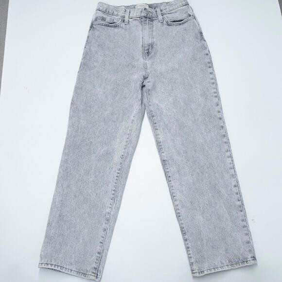 Vintage Universal Thread Jeans Women's 4/27R Gray Denim Pockets Straight Classic | Poshmark