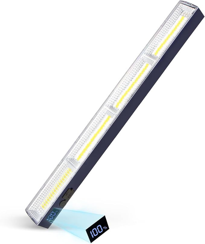 Magnetic Light BAR,15.75-inches 7500mAh 8000 Lumens Rechargeable Portable Lamp Built-in 216-LED B... | Amazon (US)