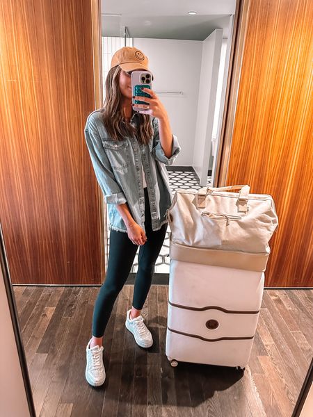 Amazon travel outfit idea and my Target sneakers have been my go to for travel lately! 

#LTKtravel #LTKfindsunder50 #LTKfindsunder100
