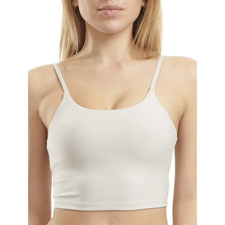 Avia Low Impact Sports Crop with Shelf Bra and Removable Pads - Walmart.com | Walmart (US)