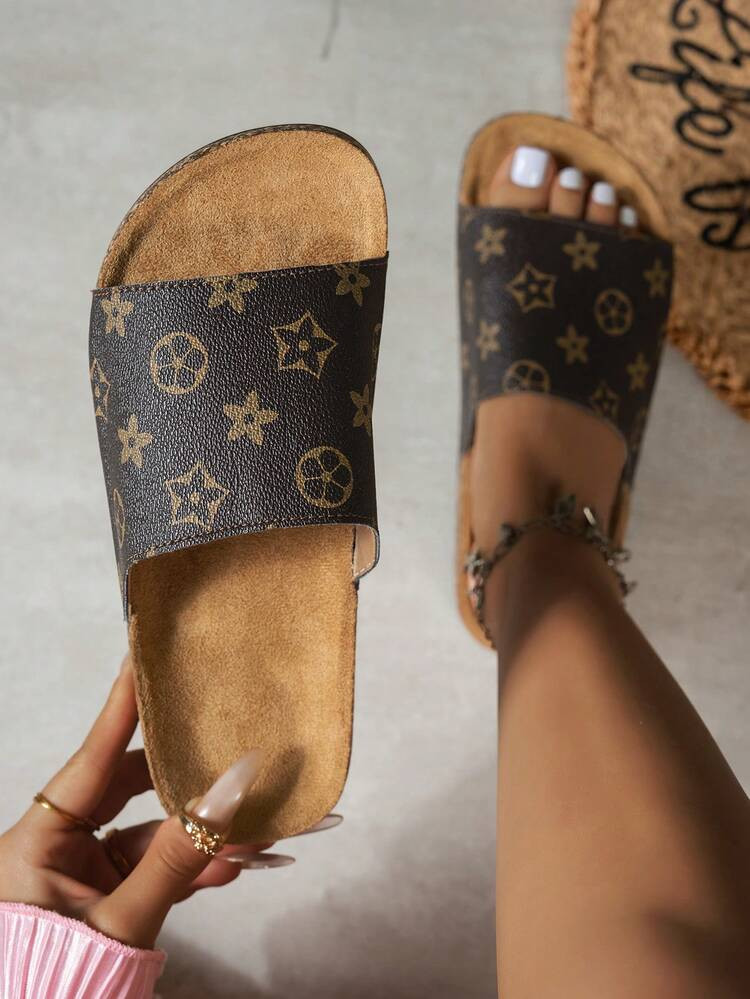 Classic Beautiful Retro Floral Women's Fashion Comfortable Soft Bottom Soft Face Sandals. Not Tir... | SHEIN
