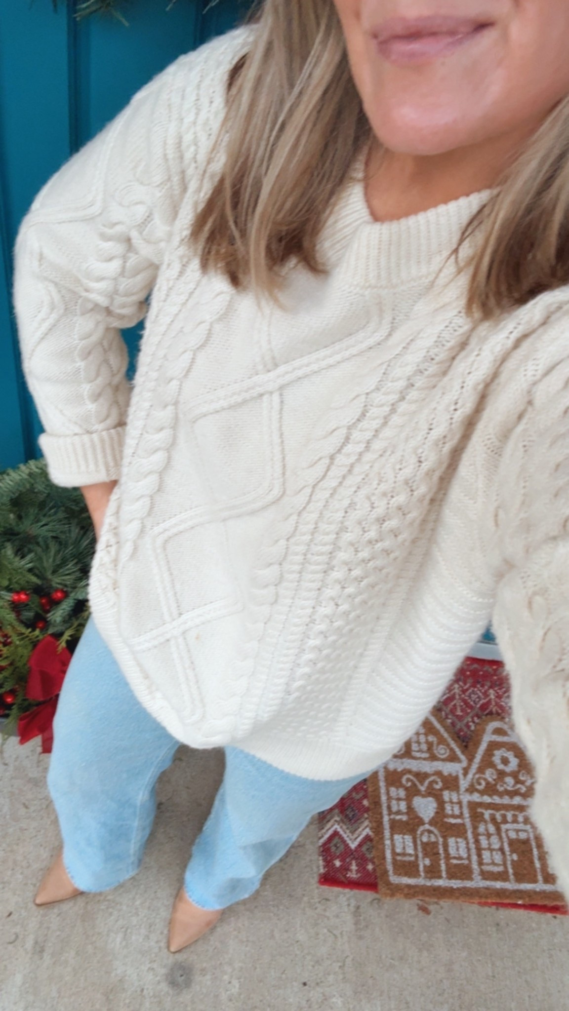 Amazon Christmas Sweater! Classic cable knit style - on sale under $30. Wearing a S.

#LTKSaleAlert #LTKPetite #LTKHoliday