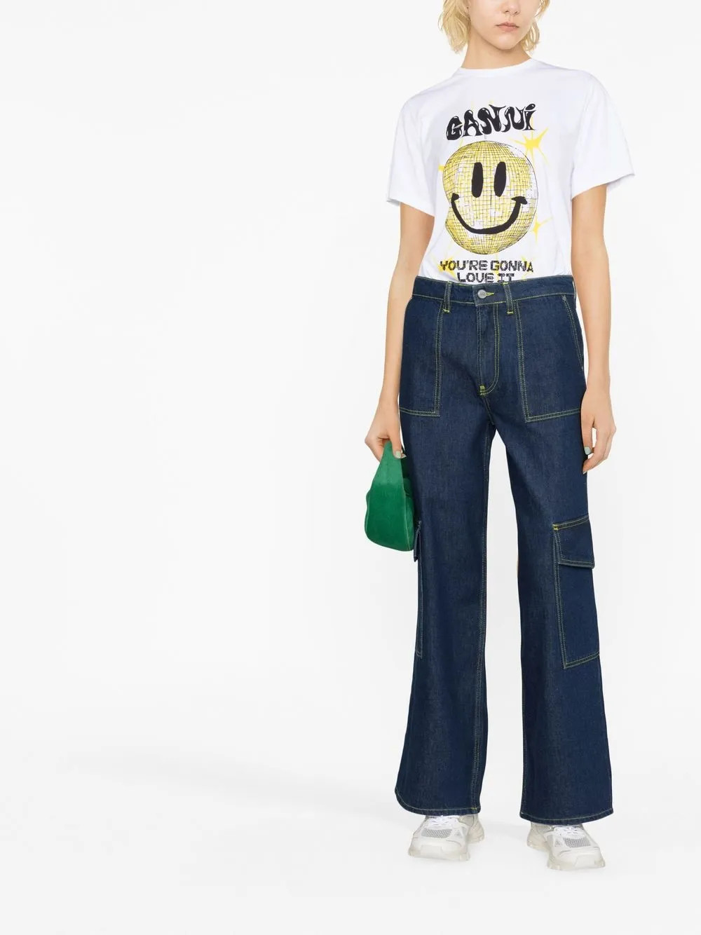 GANNI Angi straight-leg Jeans - Farfetch | Farfetch Global