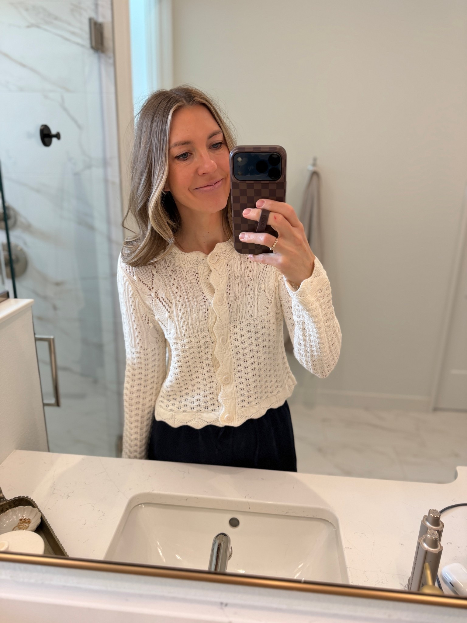 Cutest Target cardigan! 100% cotton, wearing a S  

#LTKSeasonal #LTKootd #LTKTall