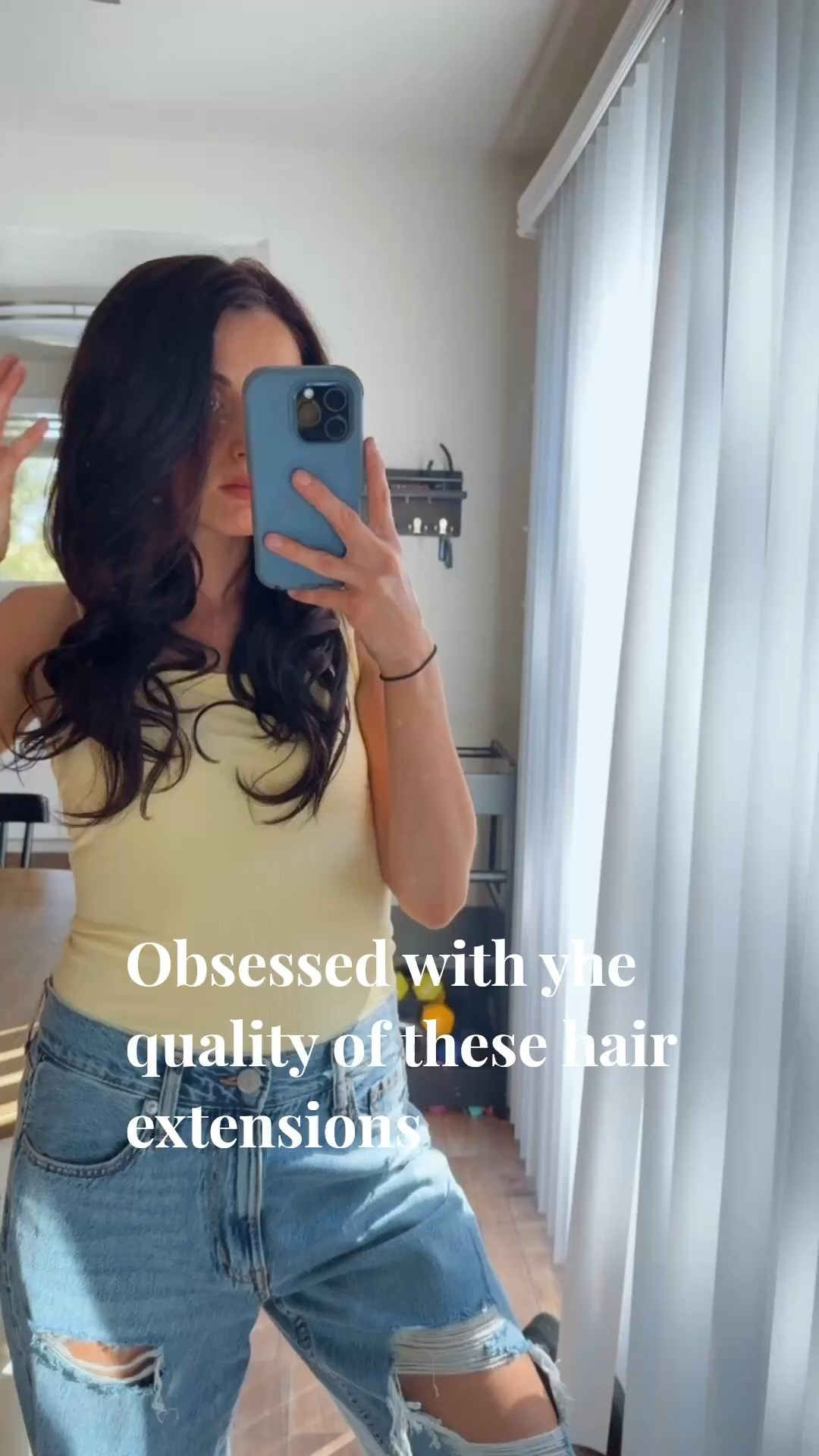 The best clip in hair extensions’ love this butter yellow tank tops for 3$ #butteryellow #yellow #summercolors #clipin #hairextensions #momhair #curlingwand 

#LTKSummerEdit #LTKBeauty #LTKStyleTip