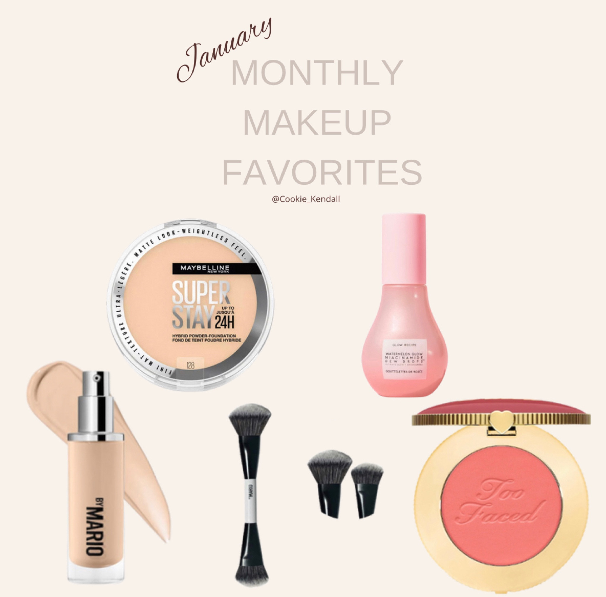 Monthly makeup picks, ulta, Sephora, foundation, skin prep, blush, makeup brush

#LTKbeauty #LTKunder50 #LTKFind