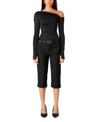 Cleo Asymmetric Long Sleeve Top | Bloomingdale's (US)
