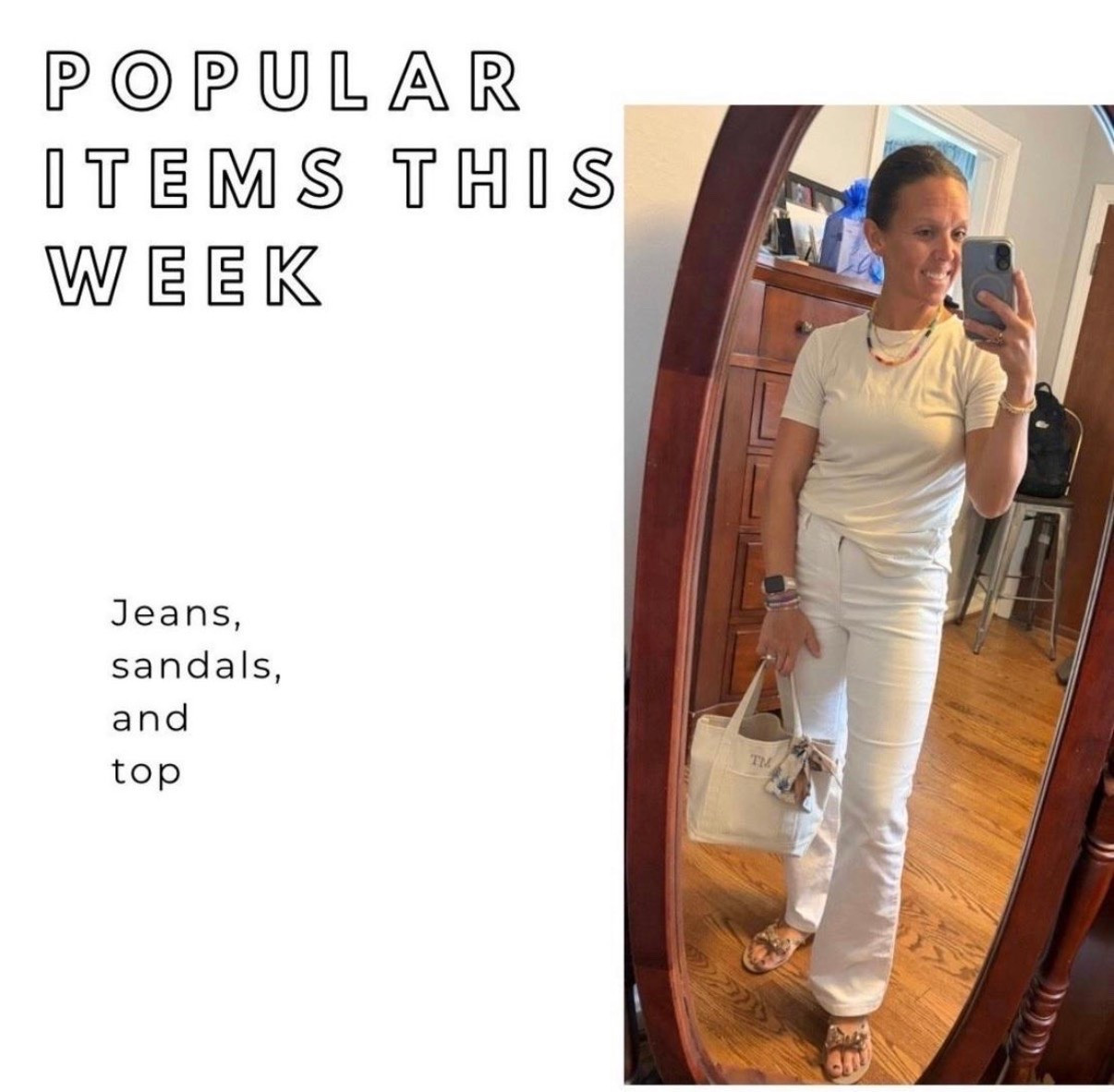 Dinner with the girls. I love the color of this shirt and it’s $10!! My jeans are on sale in other washes, too. 


#jockey #favetee #designerdupe #bowsandals #lookalike #flarejeans #teacheroutfit #falloutfit #boattote #minitote #necklacestack #beadednecklace #knotearrings #amazon @Quince     @Etsy  

#LTKU #LTKOver40 #LTKSaleAlert