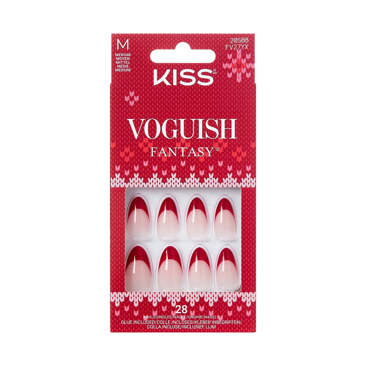 Kiss Nails Voguish Fantasy Fake Nails - Little Elves - 33ct | Target