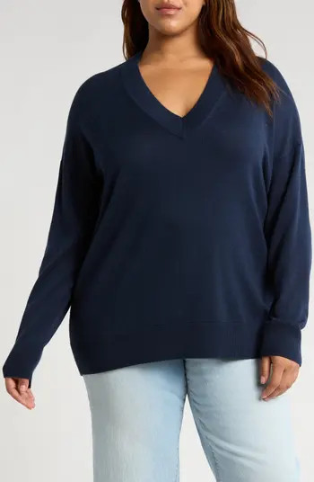 Treasure & Bond Relaxed V-Neck Sweater | Nordstrom | Nordstrom