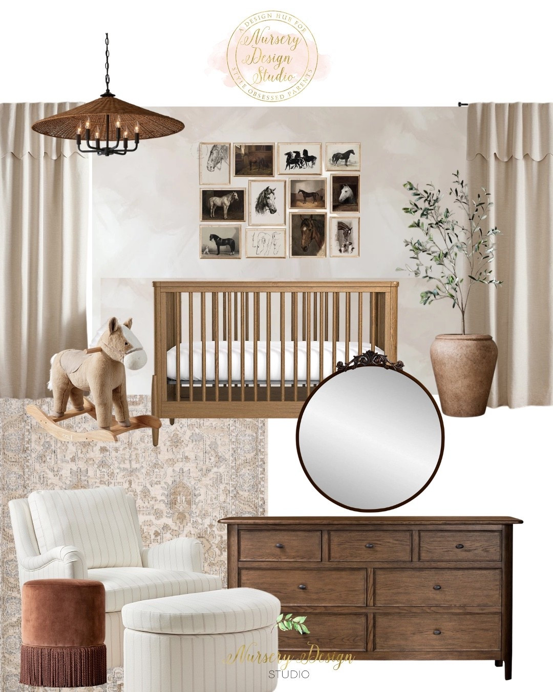 A cozy, elevated nursery with warm woods and soft neutrals.
All sources linked so you can recreate this look effortlessly.

Brown crib, wood dresser, glider, neutral rug

#LTKBump #LTKBaby #LTKKids