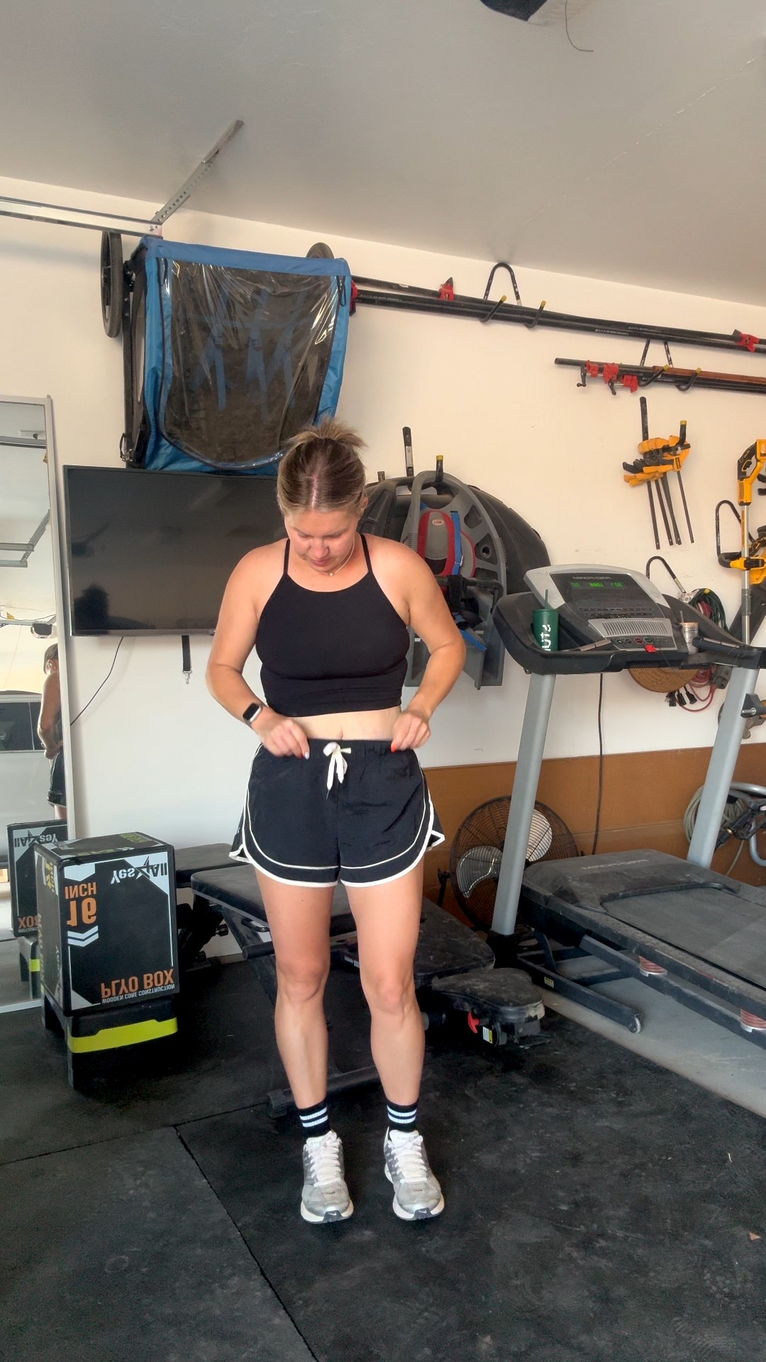 Old navy active haul! I love many things from
Old navy’s active wear line! I say size up 1-2 sizes in the tops with a built in bra but their running shorts are pretty true to size!