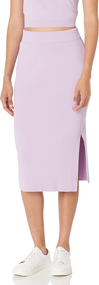 The Drop Women's Vera Slim Side-Slit Midi Sweater Skirt | Amazon (US)