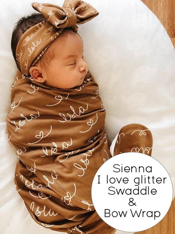 SewMine personalized swaddle receiving baby blanket Newborn | Etsy | Etsy (US)