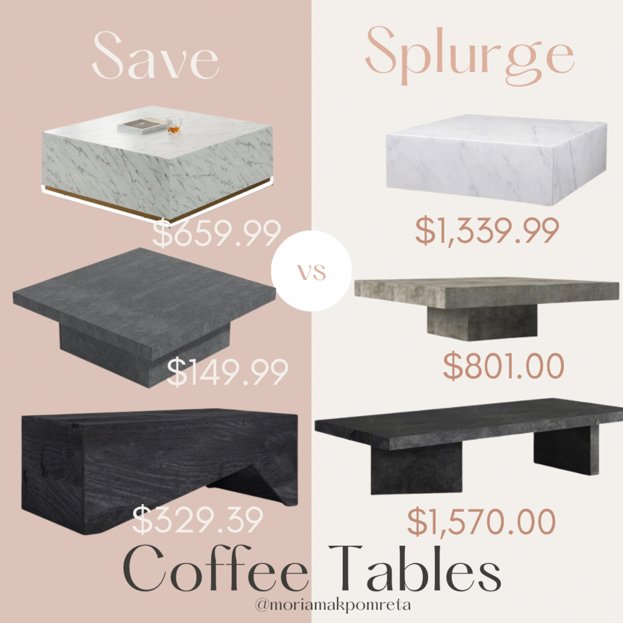 Modern coffee tables that are save and splurge worthy!

#LTKhome #LTKsalealert #LTKstyletip