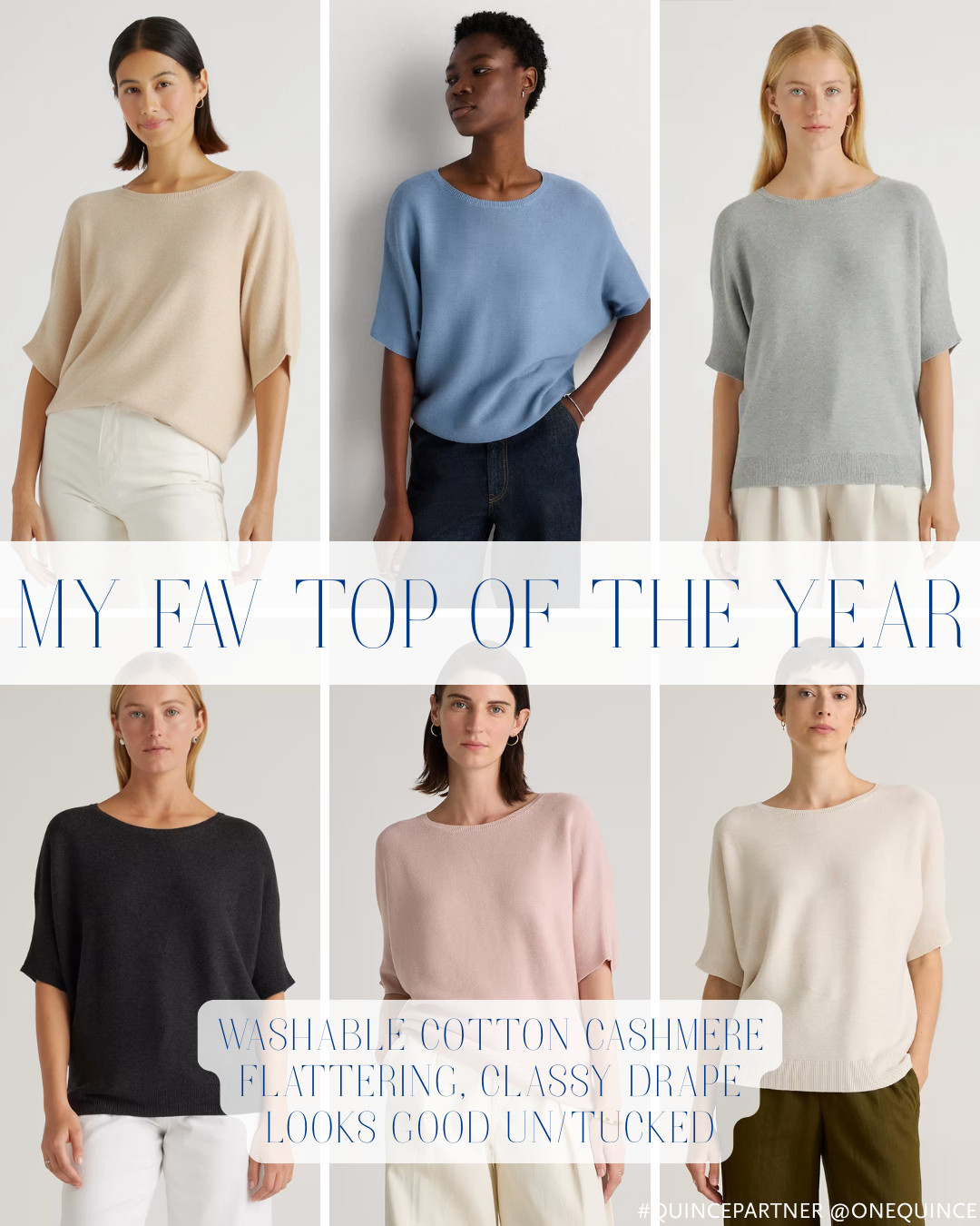My favorite top of the year from Quince. Washable cotton cashmere with the perfect drape — polished, flattering, and looks great tucked or untucked.
Cotton Cashmere Sweater | Wardrobe Essential | Elevated Basics | Minimal Style | Capsule Wardrobe | ProperlyShopped Style
#quincepartner @onequince
 

 #LTKCyberWeek #LTKGiftGuide #LTKootd