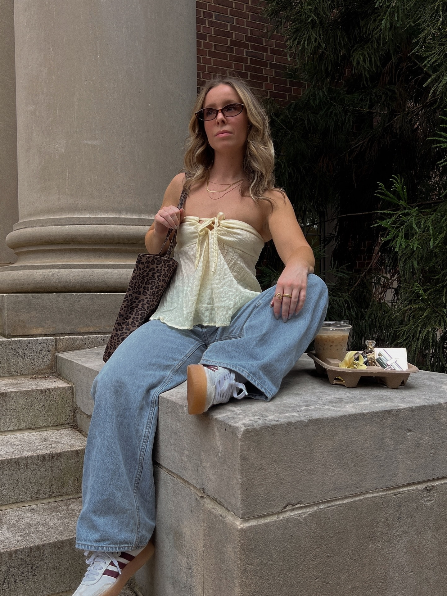 Butter yellow, leopard print and gold jewelry. Name a better combo 🌼🐆✨ jewelry is courtesy of @beautifulearthboutique ✨

#ootd #summerfashion #butteryellow #casualoutfit #petitefashion #outfitidea

#LTKPetite #LTKSummerEdit #LTKSeasonal